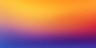 Vibrant orange, purple and blue gradient background creating smooth transition effect photo