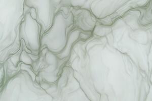 Elegant green and white marble texture with fluid patterns and swirls photo