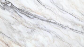 Elegant white marble surface with subtle gray veining and smooth polished texture photo