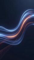 Abstract background with light waves and lines photo