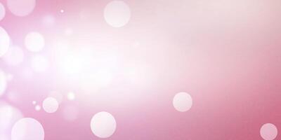 Pink and white bokeh lights creating a soft romantic background, perfect for various design projects photo