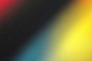 Abstract colorful blurred lights in soft gradient background photo