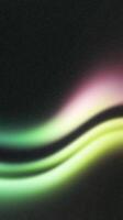 Abstract wave of gradient colors with smooth flowing curves photo
