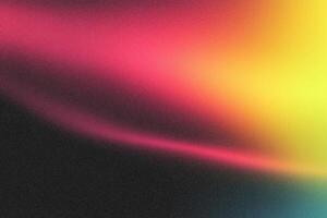 Colorful abstract gradient with smooth flowing lines in pink, red, and yellow photo