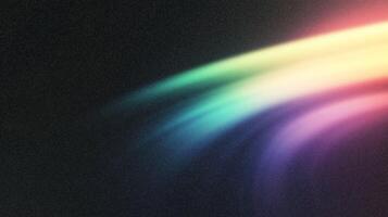 Colorful light spectrum on curved surface with gradient effect photo