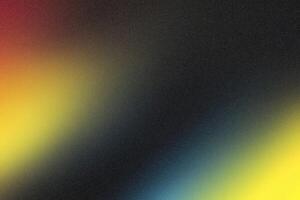 Abstract colorful gradient with blurred red, yellow, and black shades photo