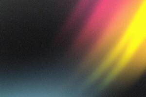 Abstract gradient with neon colors and smooth flowing pattern photo