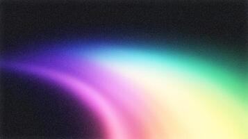 Colorful light trails creating a vibrant abstract background on dark canvas photo