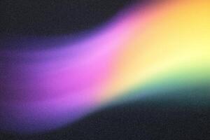 Colorful light trails creating abstract background with gradient colors photo
