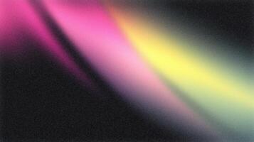Light trails creating colorful gradient background with noise effect photo