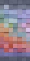 Colorful abstract pattern featuring a grid of squares in various shades, creating a visually appealing mosaic effect, ideal for backgrounds and design projects photo