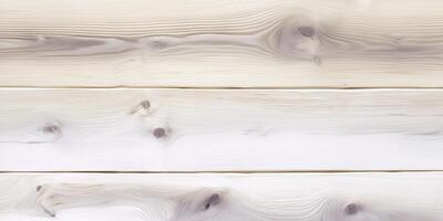 Light-colored wooden planks with natural grain patterns and knots, creating a rustic and warm atmosphere, ideal for backgrounds and design projects with copy space photo