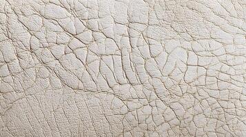 A close up of a white leather texture photo