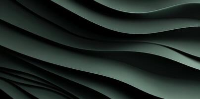 Abstract Dark Layered Wavy Lines with Textured Edges in a Minimalist Monochromatic Design photo