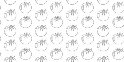Tomato pattern design for fabric or wallpaper in a minimalistic style vector