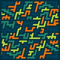 Abstract Geometric Line Bold Pattern vector