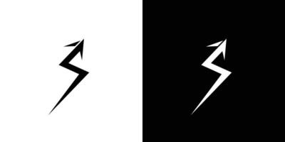 Unique and modern S arrow logo design cool vector
