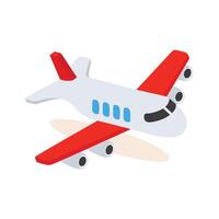 Premium 2d style icon of airplane flying vector