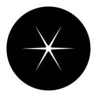 Star web icon or sign. Simple illustration of star icon for web design isolated on white background. vector