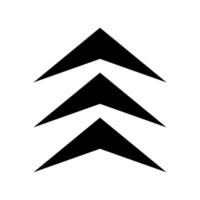 Arrow icon. Pointer symbol. Flat design style eps 10 vector