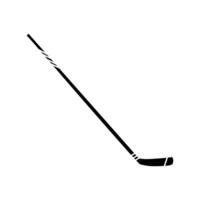 Hockey stick web icon. Simple illustration of hockey stick icon for web vector