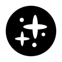 Sun icon black color in circle illustration flat style simple image. vector