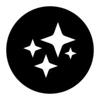 Sparkle icon. Simple illustration of sparkle sign for web vector