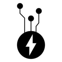 Electronic circuit icon. Simple illustration of electronic circuit icon for web vector