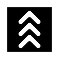 Arrow web icon. Illustration isolated for graphic and web. vector