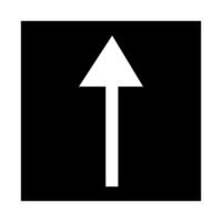 Arrow icon illustration. Pointer symbol. Flat design style eps 10 vector