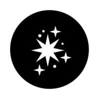 sparkle icon illustration on white background for graphic and web design vector