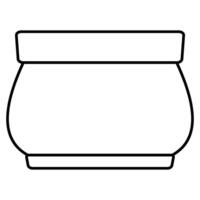 Top hat icon. Simple illustration of top hat icon for web. vector