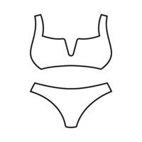 Women underwear icon. Flat related icon for web and mobile applications vector