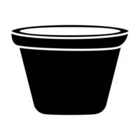Pottery pot icon. Simple illustration of pottery pot icon for web vector