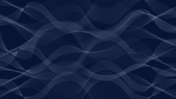 Elegant curved line waves, minimal geometric art, stylish abstract backdrop, contemporary design vector