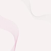 Gentle pastel wave pattern, thin curved lines, simple abstract art, stylish background, light design. vector