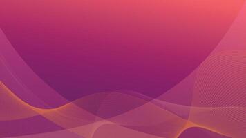 Curved orange wave pattern, elegant motion, stylish digital background, minimal abstract art, trendy design vector