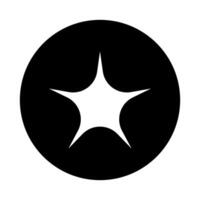 Star Icon web design. Flat Design Style. Made in illustration. vector