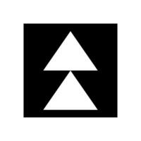 Arrow icon. Pointer direction symbol. Flat design style. vector