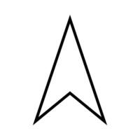 Arrow web Icon. Flat design style eps 10 file. vector
