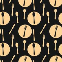 Tableware forks Luxury trendy useful design charming abstract illustration artwork vector