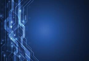 Abstract background with technology circuit board texture. Electronic motherboard. vector