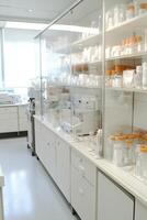 Exploring the intricate world of infectious disease research in a modern laboratory setting photo