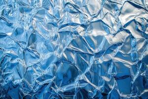 Captivating design of a modern background with translucent plexiglass and intricate patterns of light refraction photo