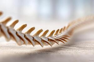 Unique spinal patterns revealed in nature against a vibrant backdrop with space for text photo