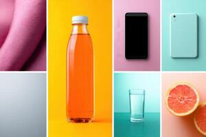 Exploring the colorful effects of advertising dependency through vibrant visual storytelling photo