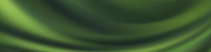 Abstract emerald green flowing background. vector