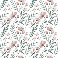 Seamless Floral Pattern Background for Textiles and stationery floral design, vector