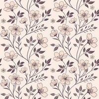 Seamless Floral Pattern Background for Textiles and Spring floral Background, vector