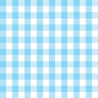 Summer packaging and fabric design. Cute trendy seamless picnic style pattern. Graphic texture of Scottish tartan in blue check for fabric, wrapping paper, packaging, banner. vector